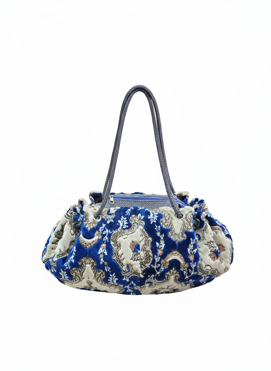 Blue Vintage Carpet Weekender