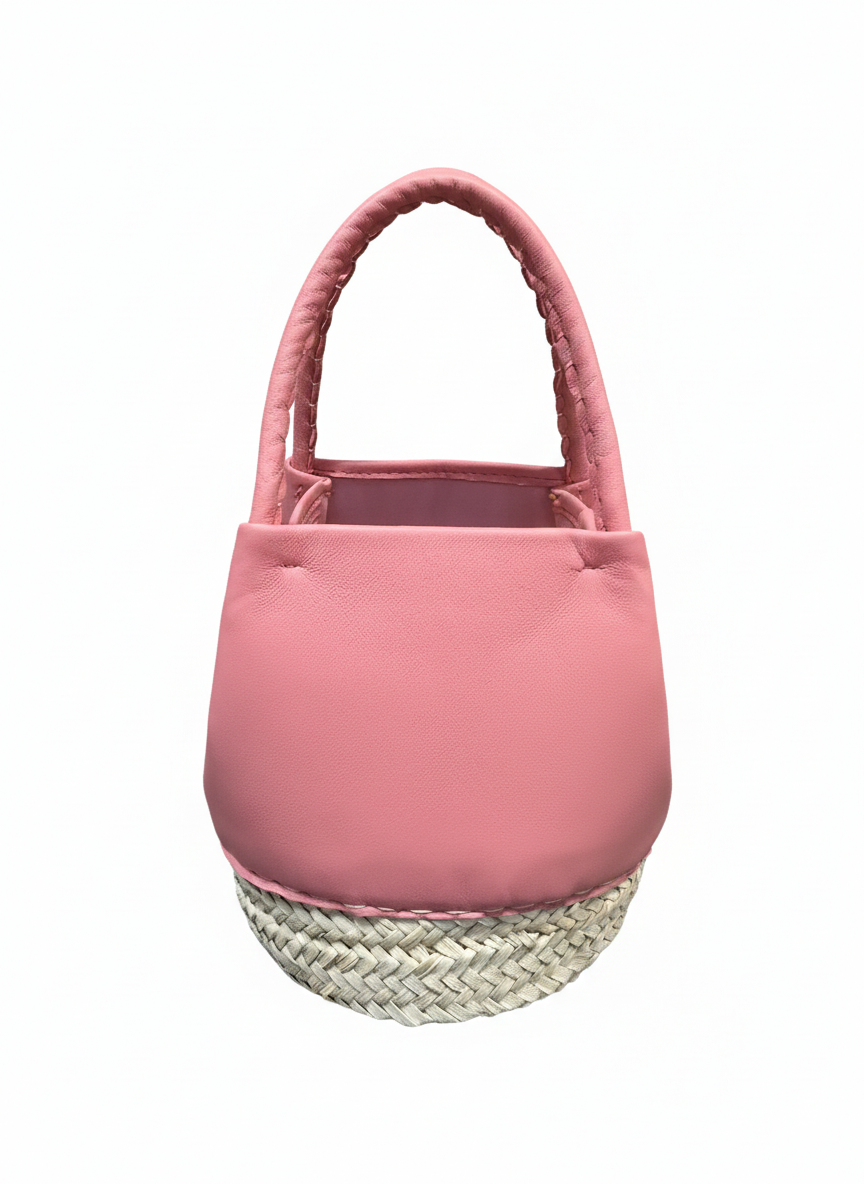 Baby Leather Pink Bucket