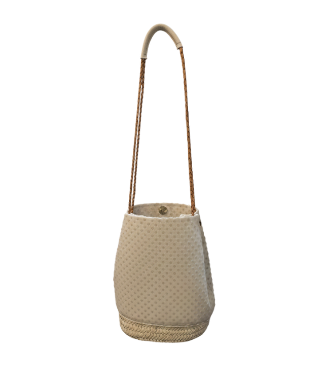 Polka Dot Metallic Medium Bucket