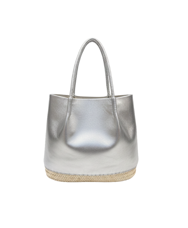 Silver Metallic Bucket