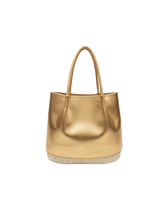 Gold Metallic Bucket